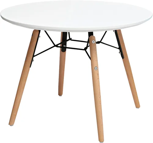 Miniatura 3 de Neos Modern Furniture Midcentury MDF Top Kids Side, mesa infantil blanca