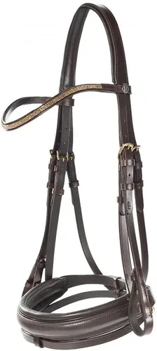 Miniatura 7 de HORZE Lester Dressage Snaffle Bridle w/Riendas