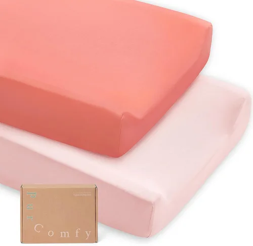 Miniatura 6 de Sábanas bajeras supersuaves para moisés, sábanas de viscosa de bambú de alta calidad, hipoalergénicas, transpirables, para moisés, almohadilla