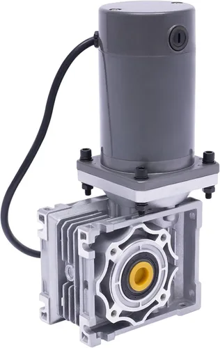 Miniatura 9 de Motor de engranajes eléctrico 120W DC 24V Reductor de engranajes helicoidal Caja de engranajes Motor eléctrico de engranajes RV 50K 35Nm Motor 120W