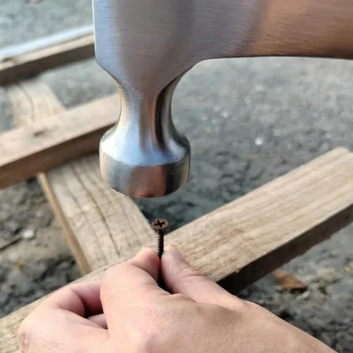 Miniatura 6 de BUSKPOK - Hacha de martillo para paneles de yeso, herramienta de tablero de pared de 14 onzas con cara fresada