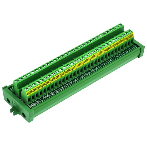 Miniatura 2 de Módulo de Distribución de Bloque de Terminales de Tornillo de 30 Posiciones 24A/400V con Montaje de Tornillo