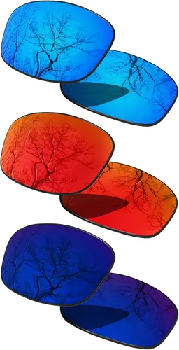Miniatura 30 de Set of 3 Replacement Lenses for Oakley Fives Squared OO9238 Pack