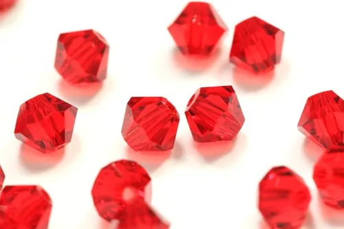 Miniatura 59 de 100 piezas auténticas Preciosa de 3 mm (0,12 pulgadas) cuentas sueltas de cristal bicono facetado pequeño amatista púrpura compatibles con cristales