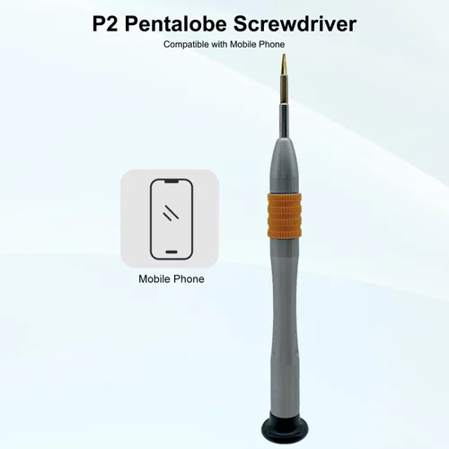 Miniatura 2 de Pentalobe - Destornillador P2 0.031 in TS1 PL1 para Apple iPhone Huawei P9 Mantenimiento, S2 cabeza de acero de alta aleación, punta magnética, tapa