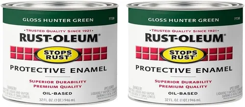 Miniatura 28 de Rust-Oleum 7765502 - Pintura anti-óxido para aplicación con brocha, cuarto de galón, color rojo real brillante, (paquete de 1)