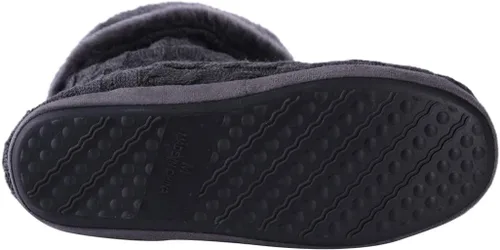 Miniatura 4 de Amzhom Pantuflas de forro polar para interiores y exteriores, antideslizantes, para mujer