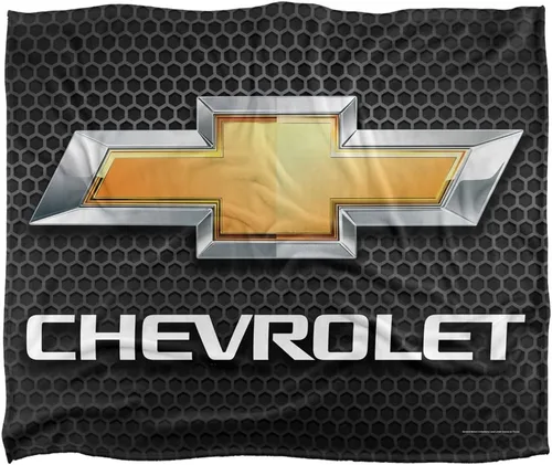 Miniatura 2 de Manta Chevy de 50 x 60 pulgadas, color cromado, tacto sedoso, súper suave