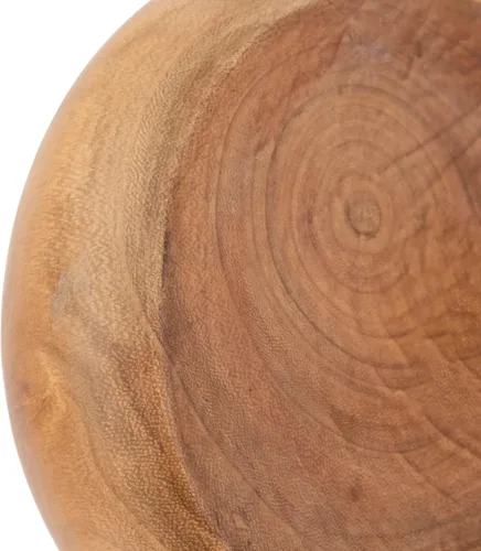 Miniatura 5 de Jarrón decorativo de madera de paulownia, acabado espresso