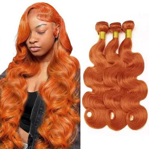 Miniatura 127 de Color 30 paquetes de cabello humano marrón onda del cuerpo paquetes 8 10 12 pulgadas brasileño virgen Remy extensiones de cabello humano doble trama