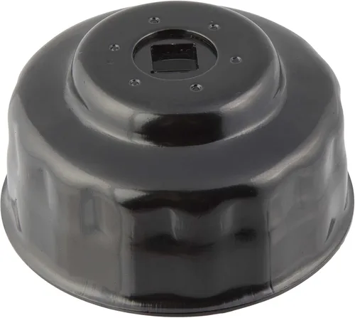 Miniatura 13 de Steelman 90mm x 15 Flauta Llave para tapa del filtro de aceite, accionamiento de 3/8 de pulgada, diseño de bajo perfil para espacios reducidos