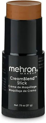 Miniatura 23 de Mehron Makeup CreamBlend Stick Base para rostro y cuerpo Barra de maquillaje profesional de cobertura completa 0.75 oz (21 g) (Dark 4)