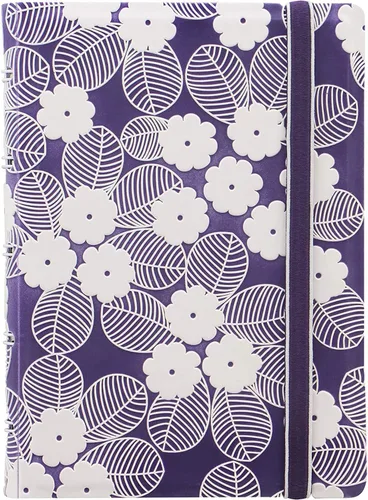 Filofax B115072U Cuaderno recargable, tamaño de bolsillo, 112 páginas móviles a rayas. Incluye 4 índices (uno con bolsillo), marcador de página y