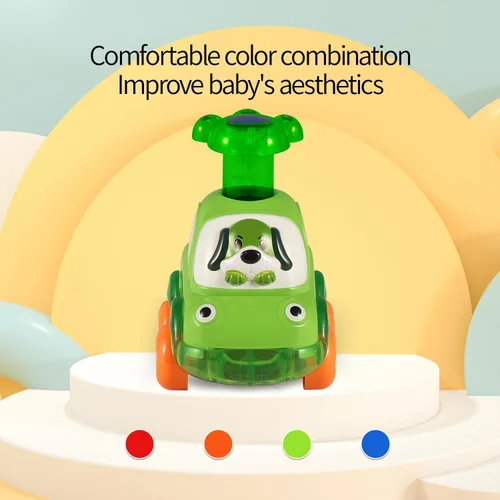 Miniatura 5 de ALASOU 4 piezas de juguetes de coches de animales para niños de 1 año Juguetes para bebés de 1 año, regalos para niños pequeños de 1 a 3