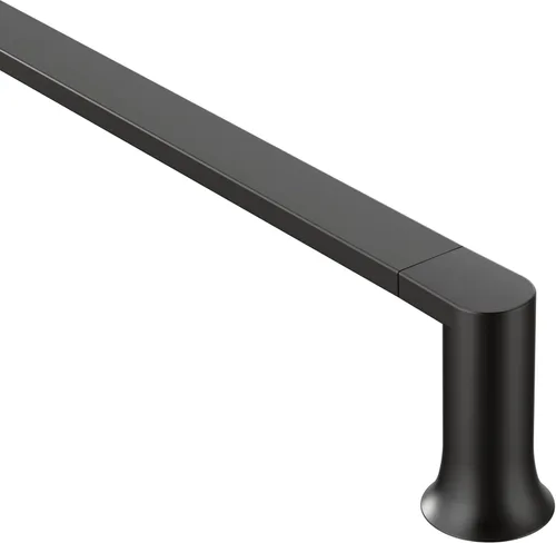Miniatura 20 de Moen Genta LX Cromo Moderno Soporte de Toalla de 24 Pulgadas para Montar en Pared, Soporte de Toalla Individual para Baño, BH3824CH Cromado