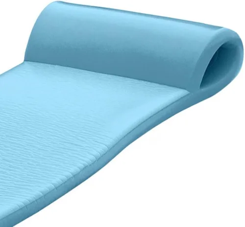 Miniatura 8 de TRC Recreation Sunsation Thick Foam Pool Float Lounger w/Headrest for Lounging & Sunbathing in Swimming Pools, Beaches & Lakes Azul metálico