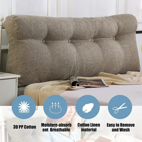 Miniatura 2 de Almohada de cuña triangular Soporte de posicionamiento Cojín de espalda de lectura Respaldo Soporte de posicionamiento Almohada Almohada de Cabecero
