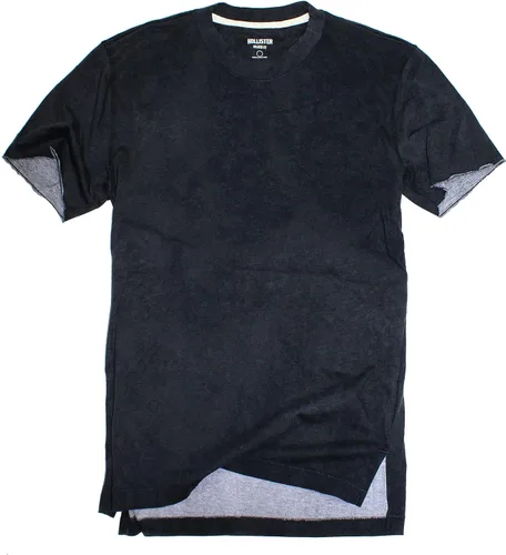 Miniatura 4 de Hollister HOM-R - Camiseta estampada de 100% algodón con cuello redondo y ajuste holgado para hombre (paquete de 3)