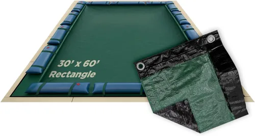 Miniatura 84 de Buffalo Blizzard Supreme Plus - Cubierta rectangular para piscina de invierno de 12 pies x 20 pies, color tostado/plateado, resistente para piscinas