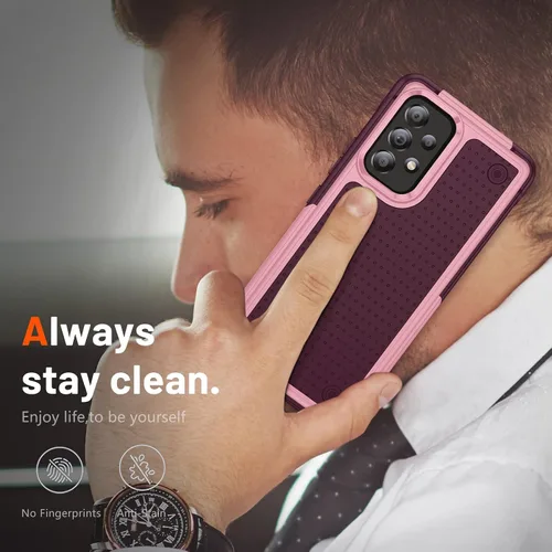 Miniatura 8 de Asuwish Funda protectora para Samsung Galaxy A53 5G con protector de pantalla de vidrio templado y accesorios para celda, delgada, resistente
