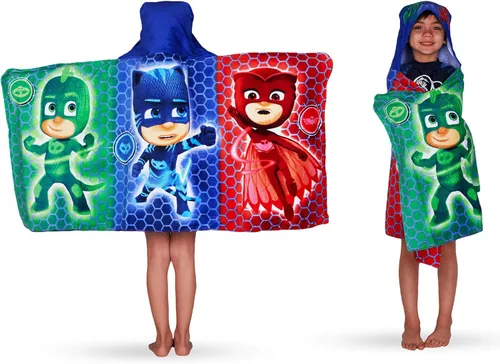 Miniatura 16 de Bakugan Anime Battle Brawlers Toalla Envolvente de Rizo de Algodón Suave con Capucha para Baño/Piscina/Playa, 24 x 50 pulgadas, por Franco Kids