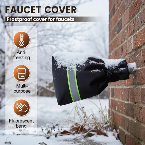 Miniatura 2 de Cubiertas de Grifo para Exteriores para Invierno, 2026 Nueva Cubierta Aislada de Espiga, Cubiertas de Babero de Manguera Impermeables