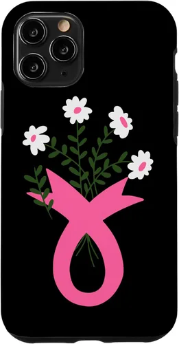 Miniatura 27 de Flower Jar Pink Ribbon Breast cancer Awareness Month Women Case for iPhone 16