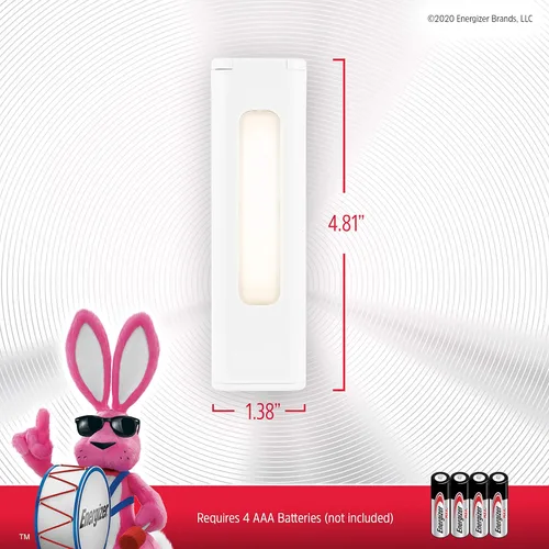 Miniatura 7 de Energizer Luz LED para debajo del gabinete, funciona con pilas, regulable, encendido y apagado manual, inalámbrico, montaje magnético de pared