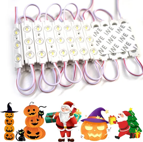 Miniatura 9 de Módulo LED, luz LED para ventana blanca, 100 piezas, 49.8 pies, 2835 SMD, 150 lúmenes, IP65, luz decorativa impermeable para cartel con letras