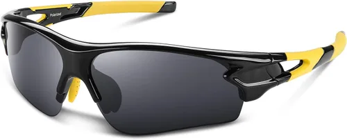 Miniatura 12 de BEACOOL Polarized Sports Sunglasses for Men Women Youth Baseball Fishing Cycling Running Golf Motorcycle Tac Glasses UV400 Negro rojo