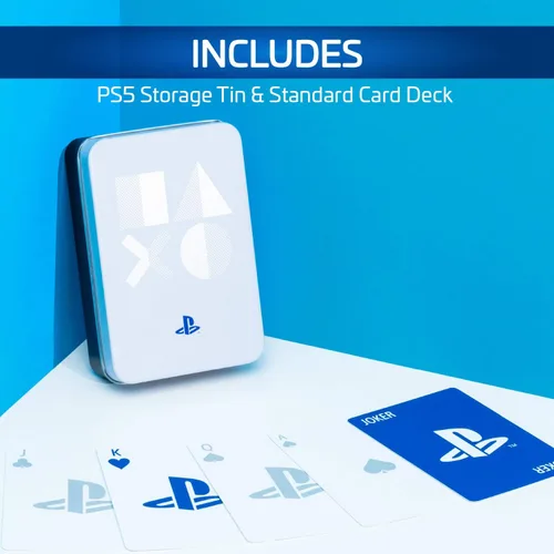 Miniatura 5 de PlayStation - Juego de cartas estándar con lata de almacenamiento