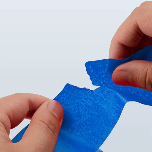 Miniatura 5 de Lichamp Paquete de 2 cintas azules para pintores de 1 pulgada, cinta adhesiva azul de 1 pulgada x 55 yardas x 2 rollos (110 yardas en total)