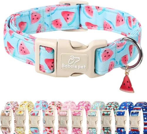 Miniatura 11 de Collar de otoño para perro, lindo collar de cachorro con hojas de otoño, ligero, cómodo, ajustable, para mascotas pequeñas, medianas y grandes