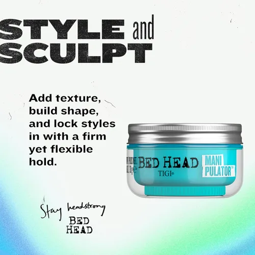 Miniatura 3 de Bed Head by TIGI Manipulator - Masilla texturizadora, masilla de peinado de sujeción firme para cabello corto a mediano, tamaño de viaje, 1.06 onzas