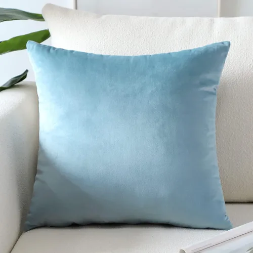 Miniatura 23 de Artscope Fundas de Almohada de Terciopelo de Lujo Súper Suaves Decorativas Cuadradas Fundas de Cojín para Sofá Sillón Dormitorio Decoración