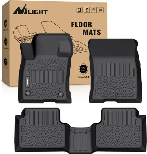 Miniatura 25 de Nilight Alfombrillas TPE para Ford F250 F350 F450 Super Duty Crew Cab 1999 2000 2001 2002 2003 2004 2005 2006 2007 ajuste personalizado para todo