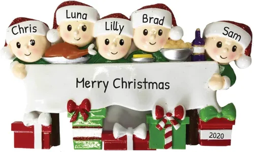 Miniatura 5 de Adornos personalizados para parejas 2024 – Primera Navidad en nuestro primer hogar, regalos para parejas, adorno de Navidad para parejas, caja