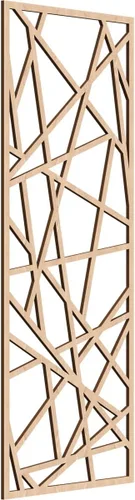 Miniatura 95 de Conway Paneles de pared decorativos de madera con calado, 9 3/8 pulgadas de ancho x 24 3/8 pulgadas de alto x 1/4 de alto, aliso