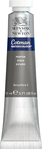 Miniatura 45 de Acuarela Cotman, tubo de 0.27 oz, color carmesí alizarina Gris de Payne