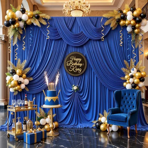 Miniatura 47 de Paneles de cortinas de fondo negras de 10 pies x 10 pies para fiestas, fiestas de cumpleaños, sin arrugas, cortinas de telón de fondo de tela