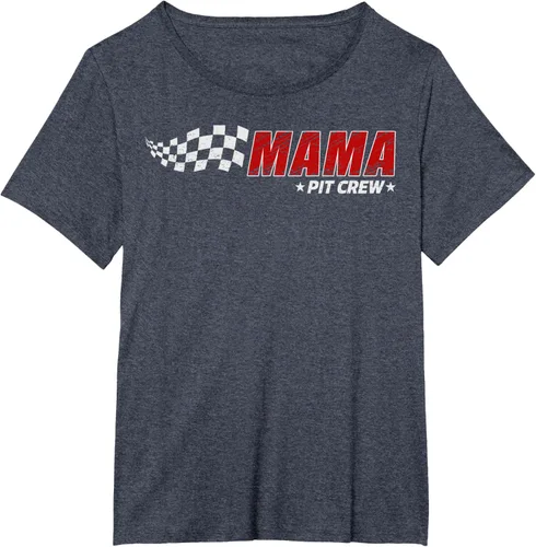 Miniatura 82 de Mama Pit Crew Race Car Birthday Family Matching Pit Crew Camiseta