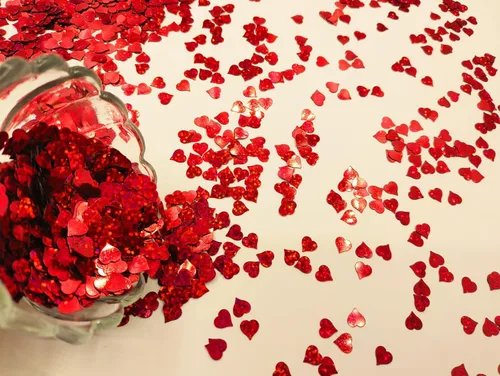 Miniatura 6 de 801 piezas de decoración de fiesta de confeti rosa con purpurina rosa para el día de San Valentín, celebración, boda, compromiso