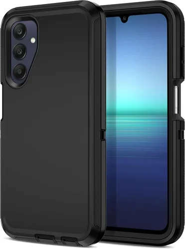 Miniatura 12 de I-HONVA Funda para Samsung Galaxy A52 5G a prueba de golpes, a prueba de polvo y caídas, 3 capas de protección de cuerpo completo