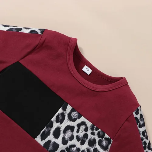 Miniatura 27 de Ropa de verano para niña, camiseta de manga corta para bebé, pantalones cortos, estampado de leopardo, camuflaje, de 18 meses a 6 años