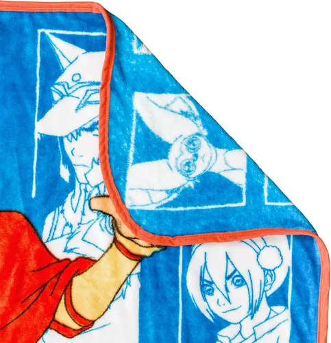 Miniatura 2 de Silver Buffalo Avatar The Last Airbender With Aang, Zuko, Katara, Sokka Wolf, Toph Beifong, Appa y Momo - Manta de forro polar de 45 x 60 pulgadas