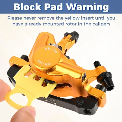 Miniatura 5 de HB-100 Line Pulling Pinzas de freno de disco hidráulicos, frenos de disco mecánicos para MTB, bicicleta de montaña, bicicleta eléctrica y bicicleta