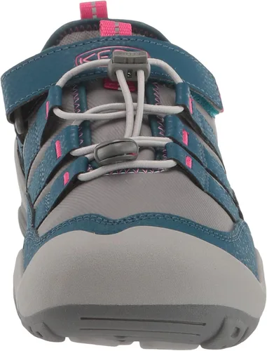 Miniatura 2 de KEEN Tenis cómodos unisex para niños, Steel GreySafety Orange