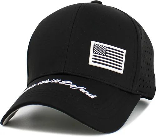 Miniatura 91 de KBETHOS Tactical Operator Collection USA Fishing Mesh Ballcap Flag Patch America Outdoors Trucker Baseball Cap