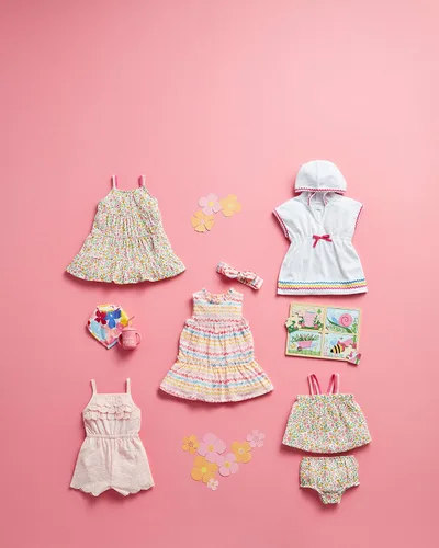 Miniatura 2 de Mud Pie Conjunto de vestido y diadema para niñas de talla única