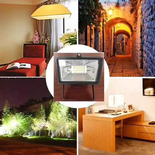 Miniatura 4 de R7S - Bombilla LED de 20 W, 20 W, luz de inundación de doble extremo (reemplazo halógeno T3 de 200 W), 120 V, 2400 lm, lámpara de seguridad de pared